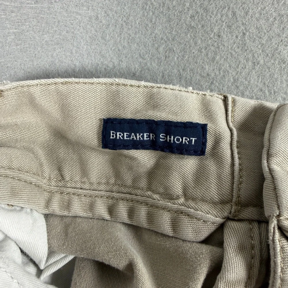 Vineyard Vines Mens Shorts Breaker 38‎ Khaki Cotton Flat Front Chino Golf Casual